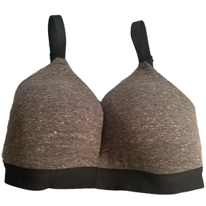 Auden Lightly Lined Wirefree Bra 36DD Gray